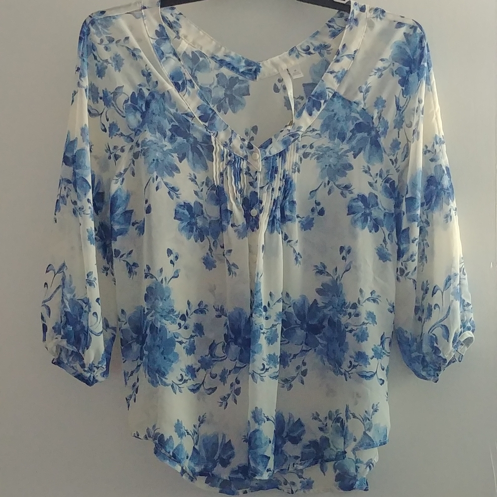 Lauren Conrad sheer blouse